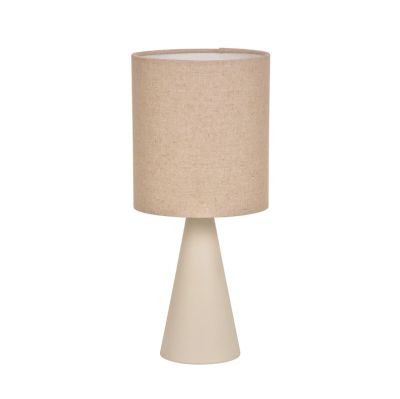COREP - Sally-pöytävalaisin, mattavalkoinen/beige, korkeus 33 cm – SAS