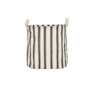 House Doctor - HDVibes säilytyskori valkoinen/ruskea 30x30 cm –