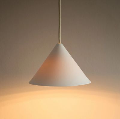 Moebe - Ceramic Cone -riippuvalo, valkoinen, Ø19 cm, posliini, G9