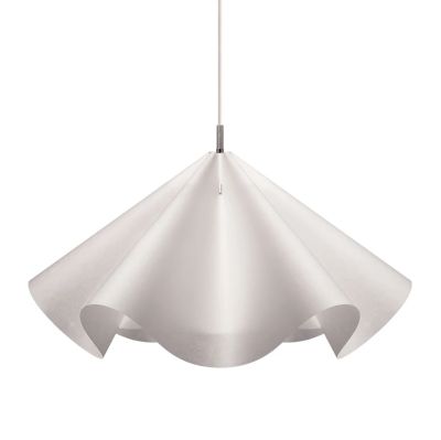 Moebe - Sinuate-riippuvalo, teräs/valkoinen, Ø75 cm, E27, paperi –