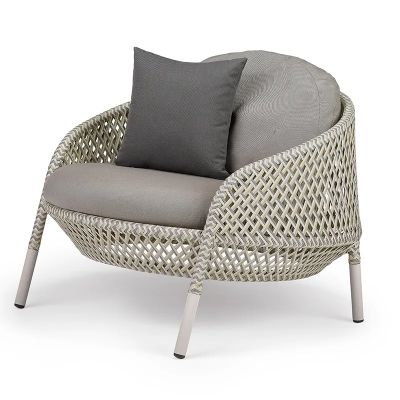 Dedon, AHNDA lounge-tuoli AB7 lipari 0304 white quartz 0106