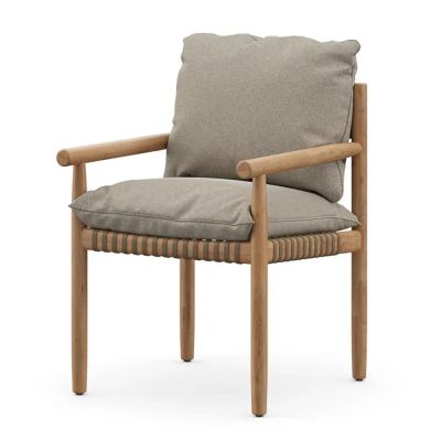 Dedon, TIBBO nojatuoli BPR teak 0205 vulcano matte 0122