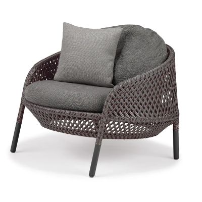 Dedon, AHNDA lounge-tuoli AB7 vulcano 0305 graphite 0108