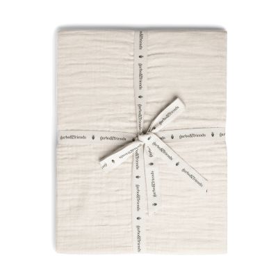 Garbo&Friends Eggshell Muslin kuminauhalakana 160x200x30 cm