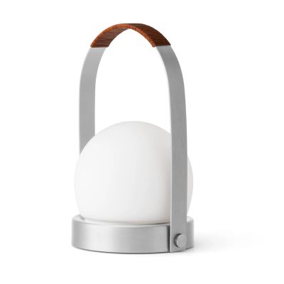 Audo Copenhagen Carrie kannettava pöytävalaisin Harjattu alumiini