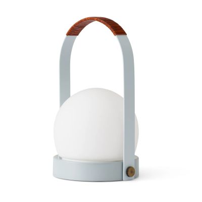 Audo Copenhagen Carrie kannettava pöytävalaisin Linen blue