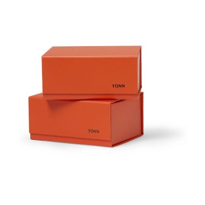 TÔNN furniture Pac box säilytyslaatikko Tanskan punainen, pieni 11×10,5×16 cm, 2-pack
