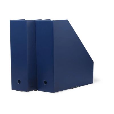 TÔNN furniture Pia lehtikotelо Midnight blue, 10×31×30 cm, 2-pack