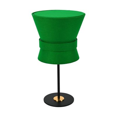 Örsjö Belysning Bow pöytälamppu Musta-emerald green, pieni 50 cm