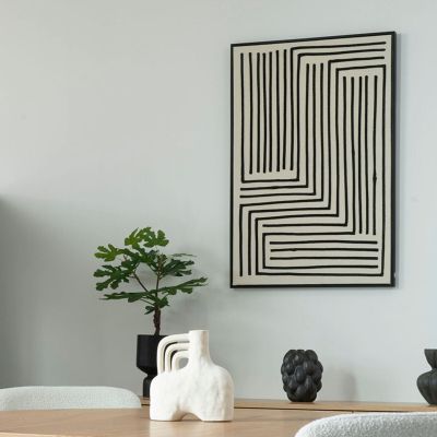 House Nordic Lipari Nro 3 canvastaulu 60x90 cm musta/beige