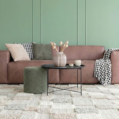 Veke Bastia pyöreä sohvapöytä Ø75 cm musta