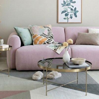 Veke Venezia sohvapöytä Ø70 cm messinki