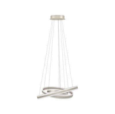 Stars of Light - Tonarella LED-riippuvalaisin, beige, halkaisija 80 cm, himmennettävä – Stars of