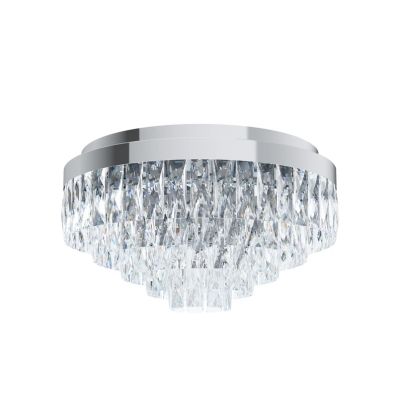 Stars of Light - Valparaiso-kattovalaisin, kromi, Ø 48 cm, metalli –