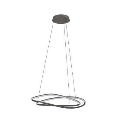 Stars of Light - Guntin LED-riippuvalaisin, harmaa, 62 cm, metalli, CCT –