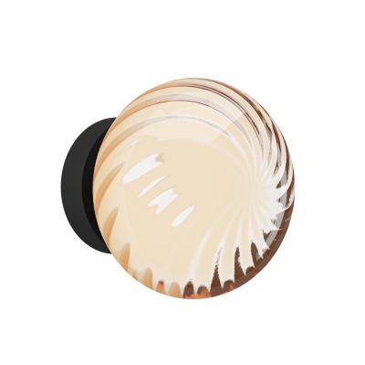 Stars of Light - Pantoja-seinälamppu, musta/keltainen, 18 cm, CCT –