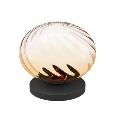 Stars of Light - Pantoja-pöytälamppu, musta/keltainen, 24 cm, CCT –