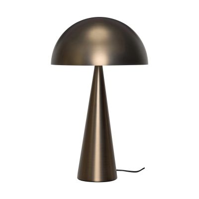 Hübsch Mush pöytälamppu Poltettu messinki, korkea 50 cm