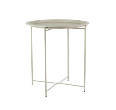 Veke Bastia pyöreä sivupöytä Ø47 cm beige