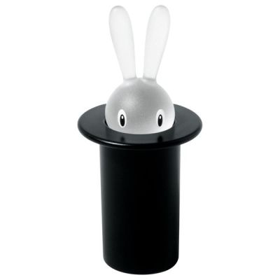 Alessi - Magic Bunny Hammastikkuteline 14 cm Musta