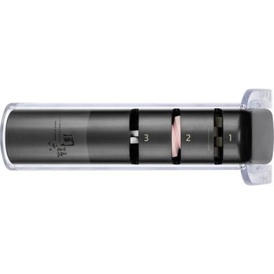 KAI - Timantti- ja keraaminen veitsenteroitin (kaksipuolinen)