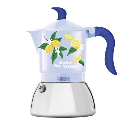 Bialetti - Mercato Della Frutta Mutteripannu induktio 2 kuppia Vaaleansininen
