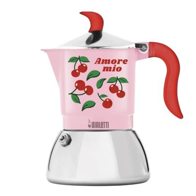 Bialetti - Mercato Della Frutta Mutteripannu induktio 4 kuppia Vaaleanpunainen