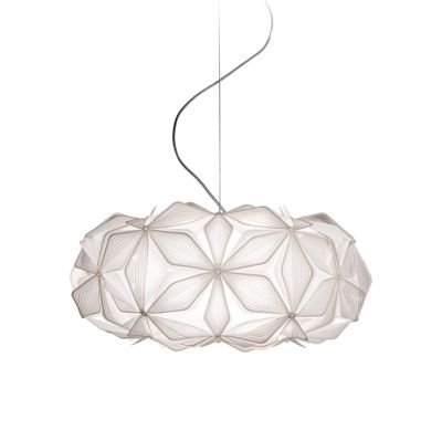 Slamp - C'EST LA VIE riippuvalaisin, valkoinen/läpinäkyvä kaapeli, Ø 53 cm