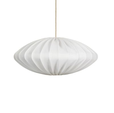 Watt & Veke - Ellipse-varjostin, valkoinen, halkaisija 80 cm, pellava –
