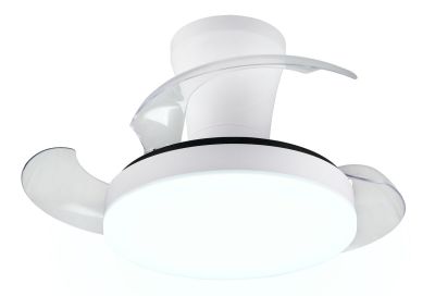 Trio Tampere LED tuuletin kattovalaisin valkoinen