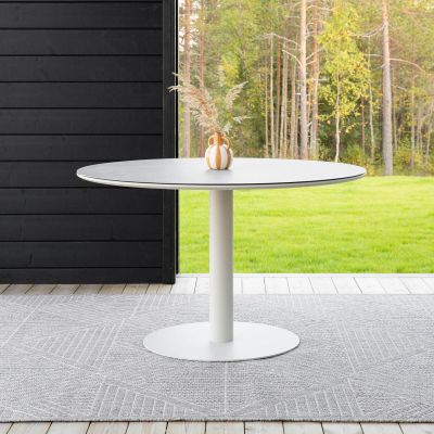 Veke Stone pyöreä ruokapöytä Ø120 cm greige, kuvausmalli