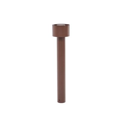 Arcchio - Milten LED-pylväsvalaisin, ruosteenvärinen, IP65, korkeus 65 cm