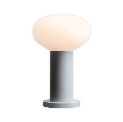 ALDEX - Flo pöytävalaisin, harmaa, Ø 19 cm, lasi