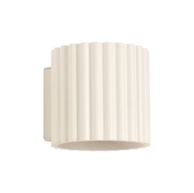 SOLLUX LIGHTING - RIBLA seinävalaisin, beige, Ø 10 cm, metalli, G9 SOLLUX
