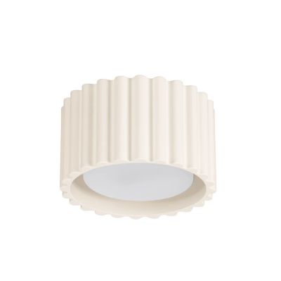 SOLLUX LIGHTING - RIBLA kattovalaisin, beige, Ø 10 cm, metalli, GX53 SOLLUX