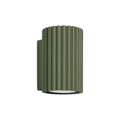 SOLLUX LIGHTING - ALORA seinälamppu korkeus 10 cm oliivinvihreä metalli 1 x GU10 SOLLUX