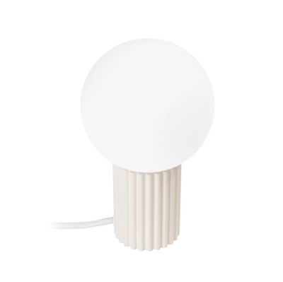 SOLLUX LIGHTING - ORBI pöytälamppu, beige, lasi/metalli, korkeus 19 cm, G9 SOLLUX