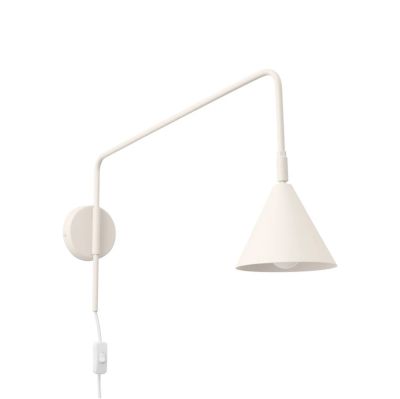 SOLLUX LIGHTING - LYS seinälamppu, beige, Ø 14 cm, metalli, pistoke, E14 SOLLUX