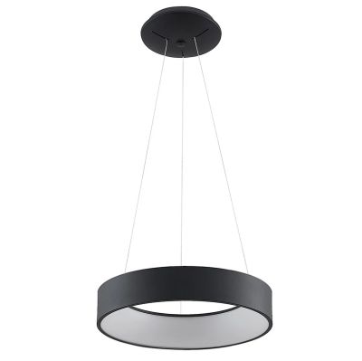 Arcchio - Aleksi LED-riippuvalaisin, Ø45 cm, musta, metalli, CCT Arccio