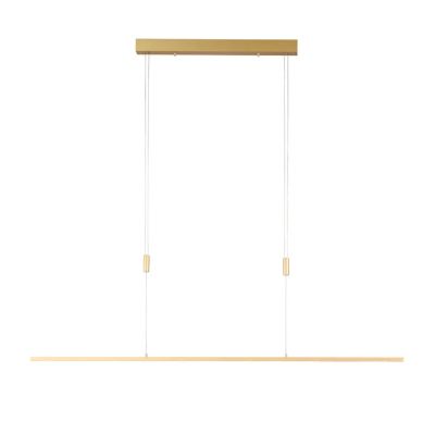 Quitani - LED-riippuvalaisin Tolu, pituus 139 cm, messinki