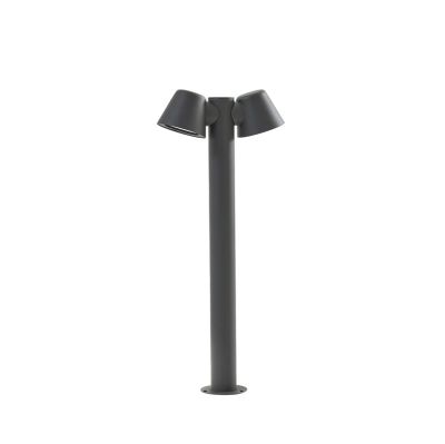 Lindby - Ileyna pylväsvalaisin, 2-lamppuinen, antrasiitti, 100 cm