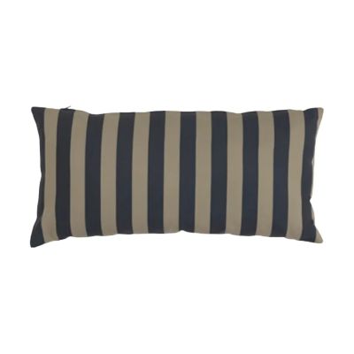 Garden Glory Garden Glory raidallinen tyyny Musta-beige, 25x50 cm