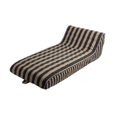Garden Glory Garden Glory kelluva aurinkosänky Musta-beige, 85×168,5 cm