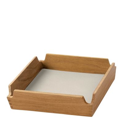 LIND DNA - Airy Tarjotin 18x18 cm Oyster White