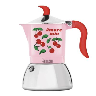 Bialetti - Mercato Della Frutta Mutteripannu induktio 2 kuppia Vaaleanpunainen