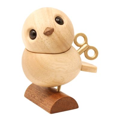FableWood - Puufiguuri satakieli 8 cm Vaahtera/Kumipuu/Sapele