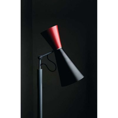 Parliament Lattiavalaisin Black/Red Nemo Lighting - Olohuone - Vintage / retro - Metalli