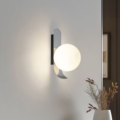Pearl-seinävalaisin, kromi NOLA - Olohuone - Design - Lasi - Pallo