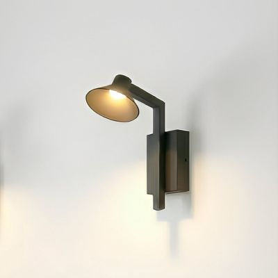 Steve LED-seinävalaisin, musta, 24 cm, USB, himmennettävä Lucande - Olohuone - Moderni - Metalli - Yksilamppuinen