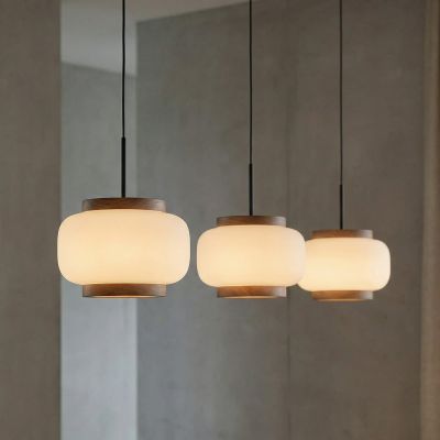 Shiro LED-riippuvalaisin, 3-lamppuinen, korkeussäädettävä, lasi Quitani - Olohuone - Design - Varjostimella